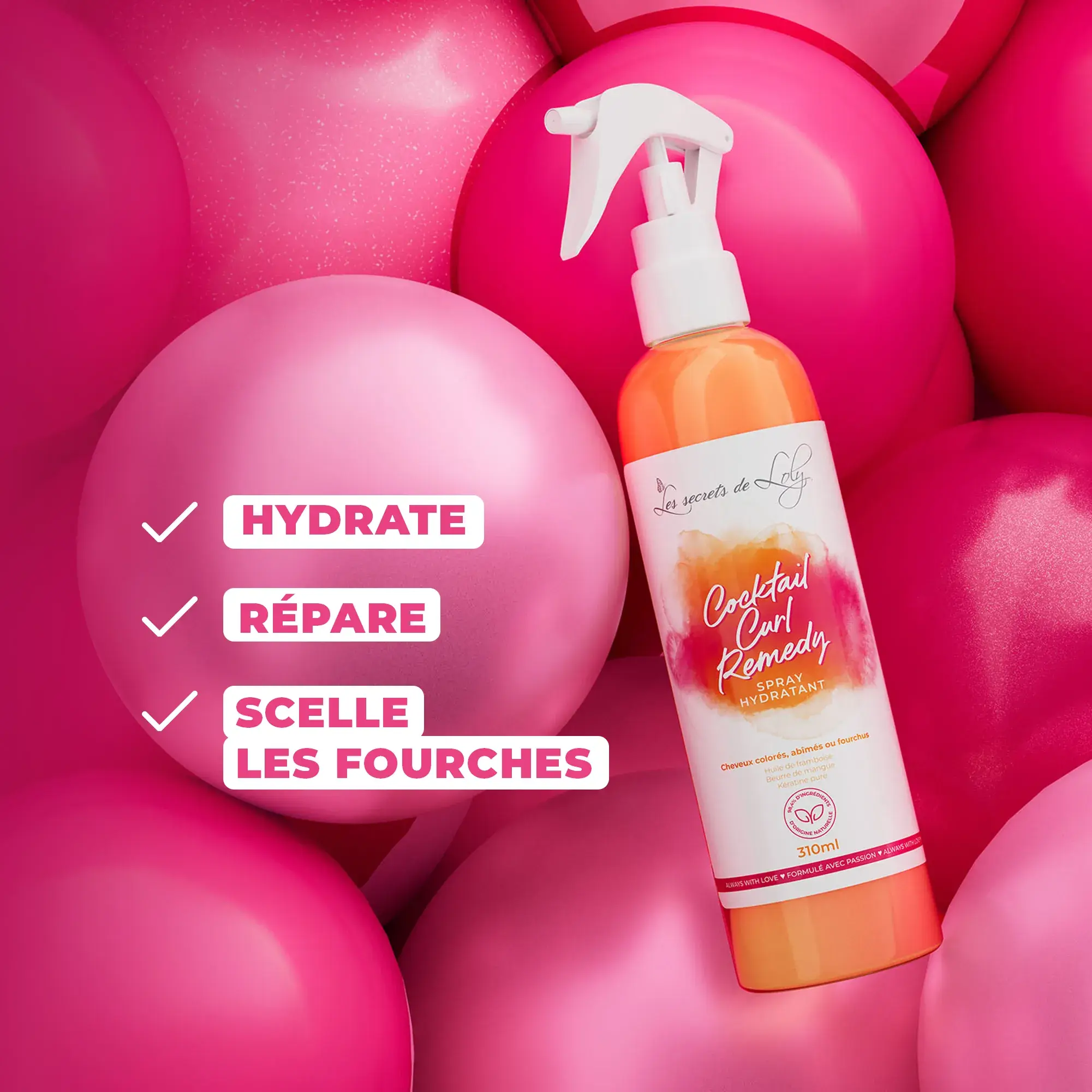 Cocktail Curl Remedy - Sérum hydratant et réparateur - 310ml - Image 3