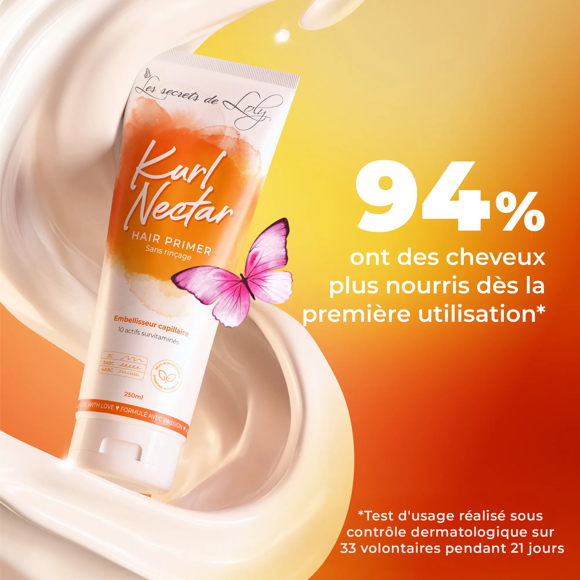 Kurl Nectar - Crème sans rinçage réparatrice et hydratante - 250ml - Image 5