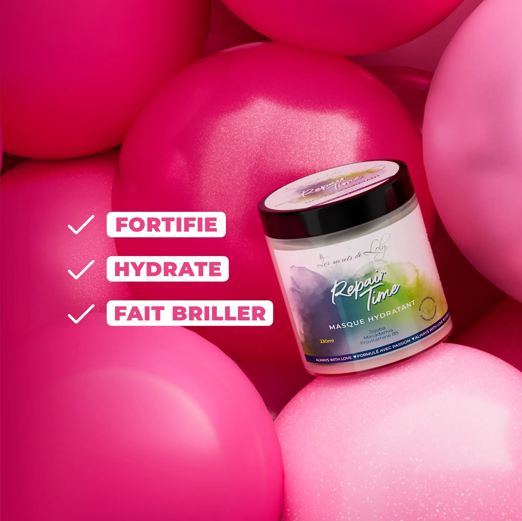 Repair Time - Masque hydratant et fortifiant - 230ml - Image 3