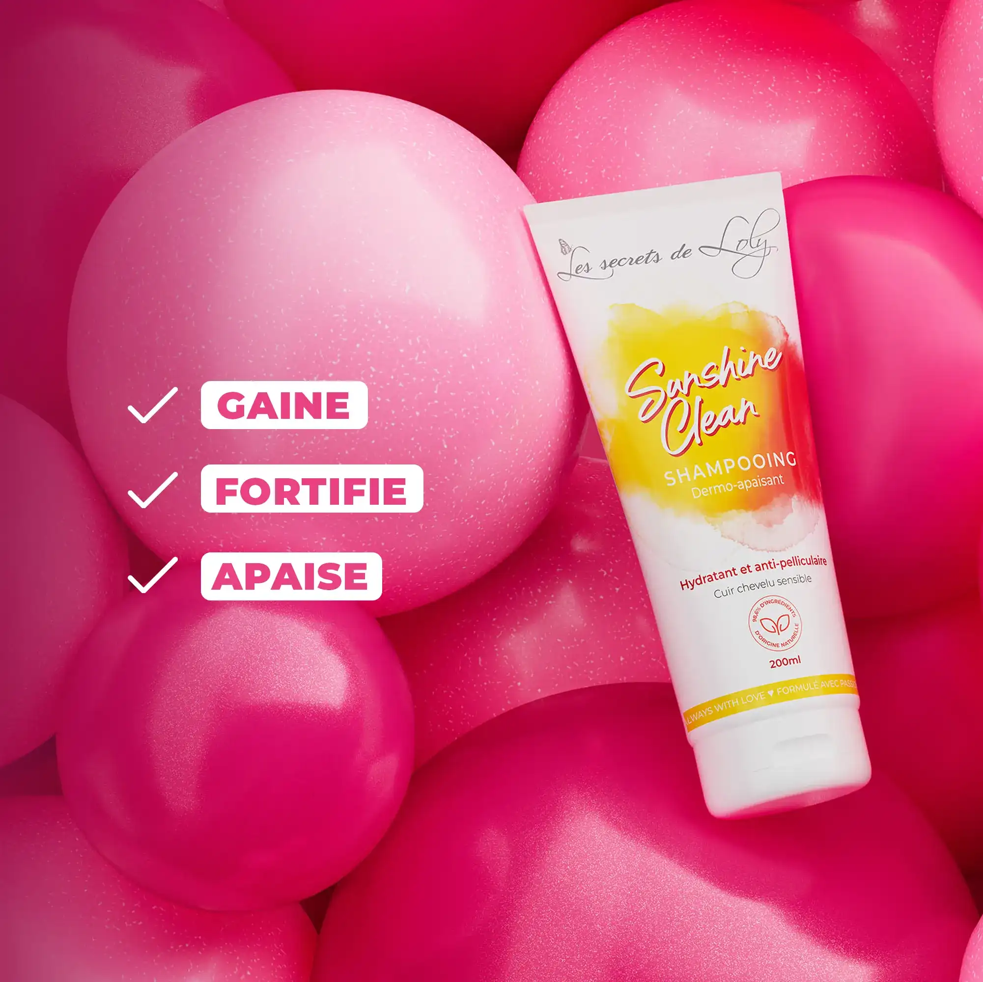 Sunshine Clean - Shampooing cuir chevelu sensible - 200ml - Image 3